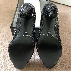White House black market sequin heels 8